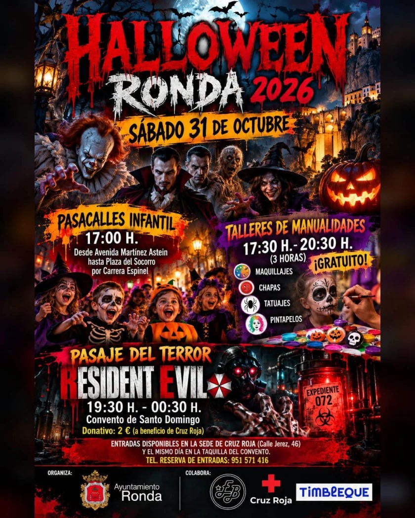Poster for Actividades de Halloween en Ronda