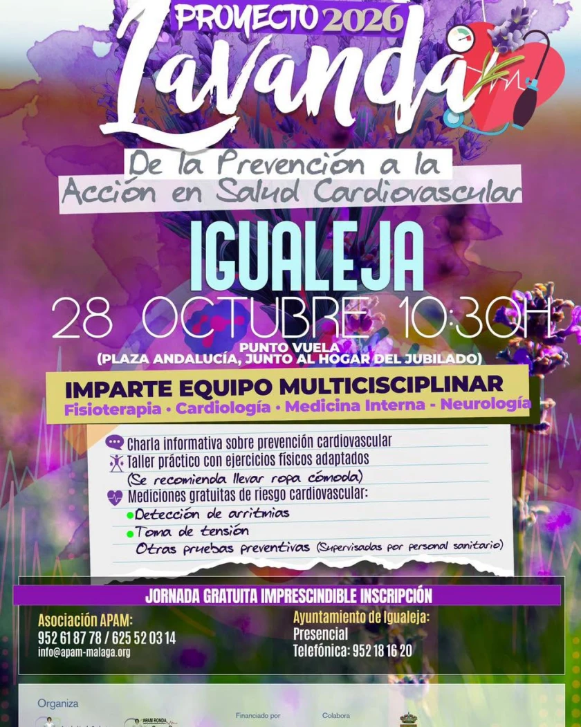 Poster for Taller de prevención cardiovascular